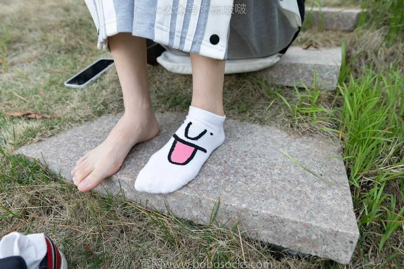 [BoBoSocks袜啵啵]NO.023 稚予-AJ、白色短棉袜、裸足 [119P]插图9